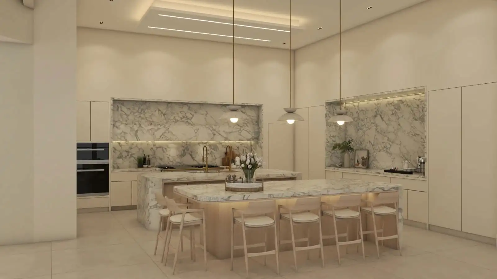 Custom Millwork in Miami Interior Design: Built-In Solutions That Define High-End Projects.