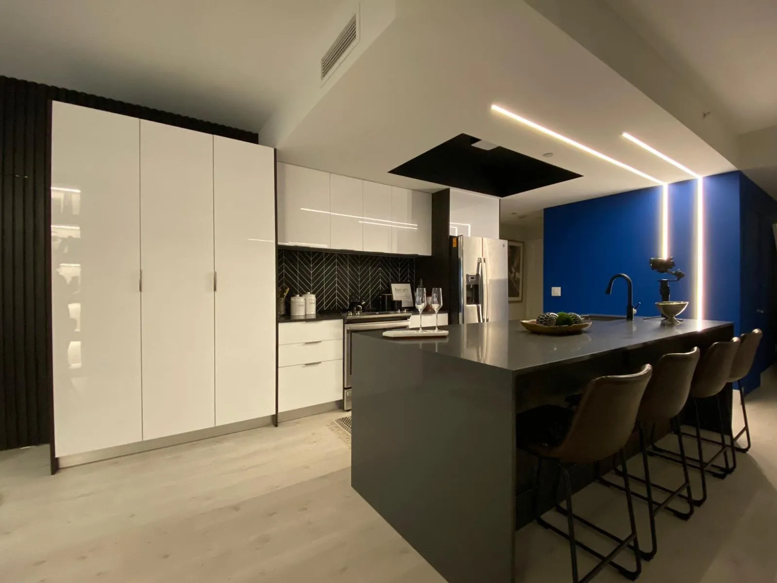 Lighting Design in Miami Interior Design: Layers, LED and Architectural Light.