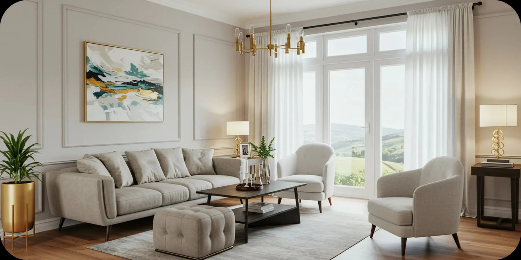 Professional staging enhances perceived property value