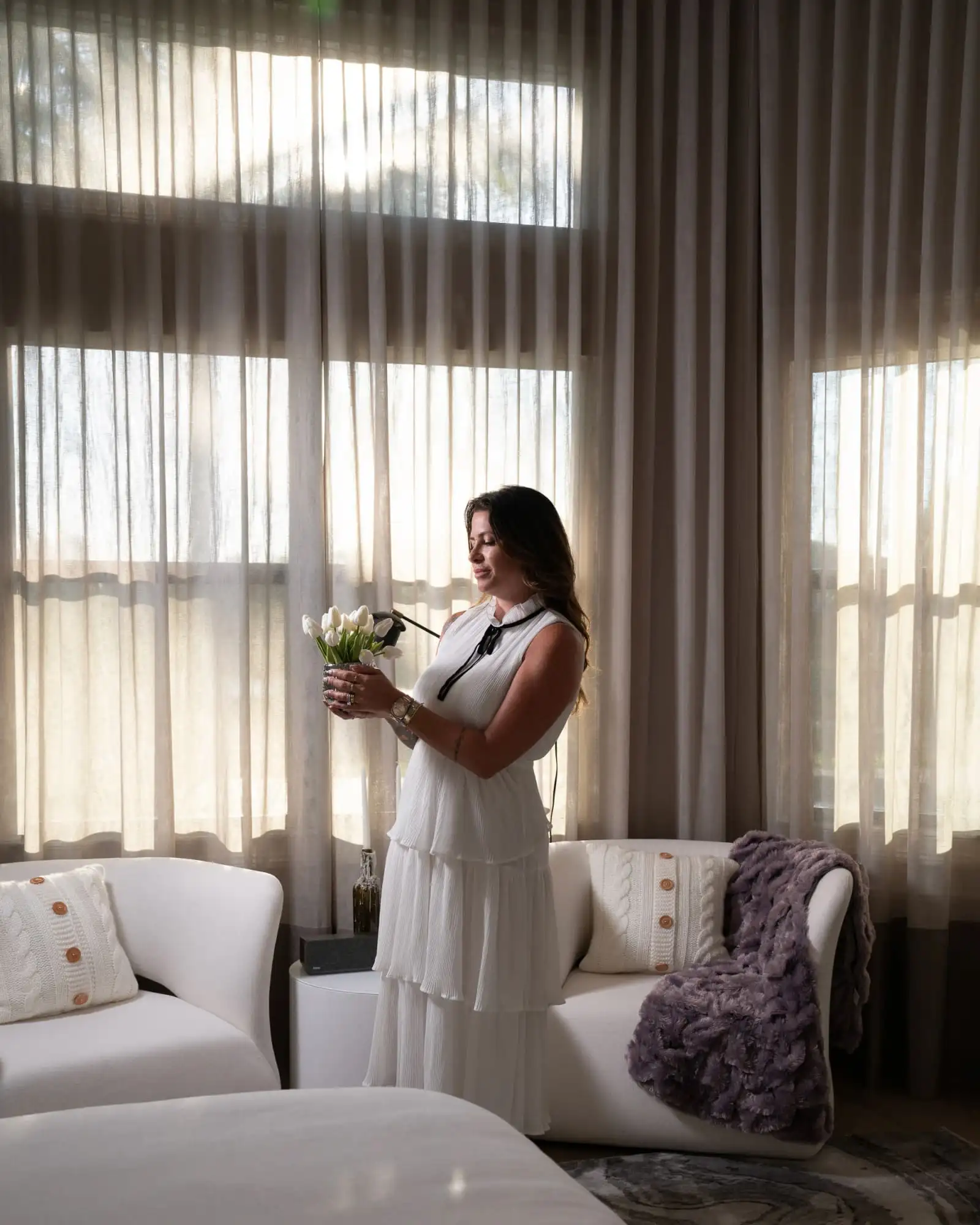 Window Treatments in Miami Interior Design: Curtains, Shades and Light Control